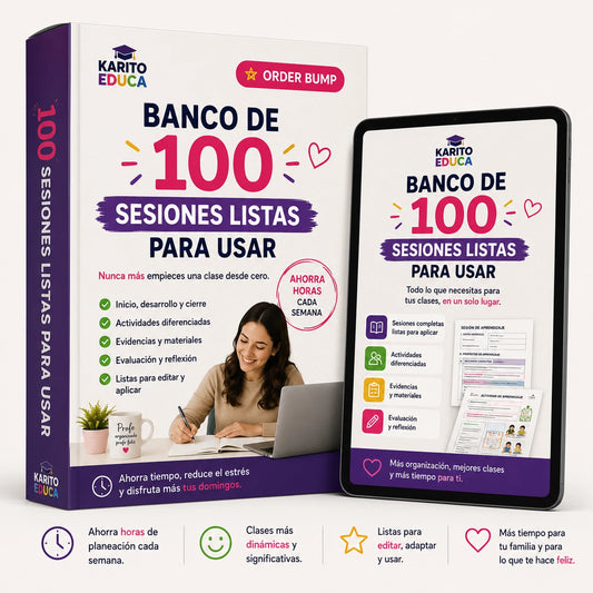 BANCO DE +100 SESIONES LISTAS PARA USAR